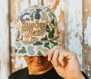 Cowboy Revolution Apparel Co. Hats One Size Fits Most Duck Camo “Cowboy Hat” - Cowboy Revolution 5-panel Trucker Hat