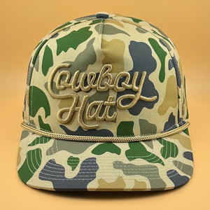 Cowboy Revolution Apparel Co. Hats One Size Fits Most Duck Camo “Cowboy Hat” - Cowboy Revolution 5-panel Trucker Hat