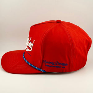 Cowboy Revolution Apparel Co. Hats One Size Fits Most “Lightning" Red, White, and Blue - Cowboy Revolution 5-panel Performance Hat