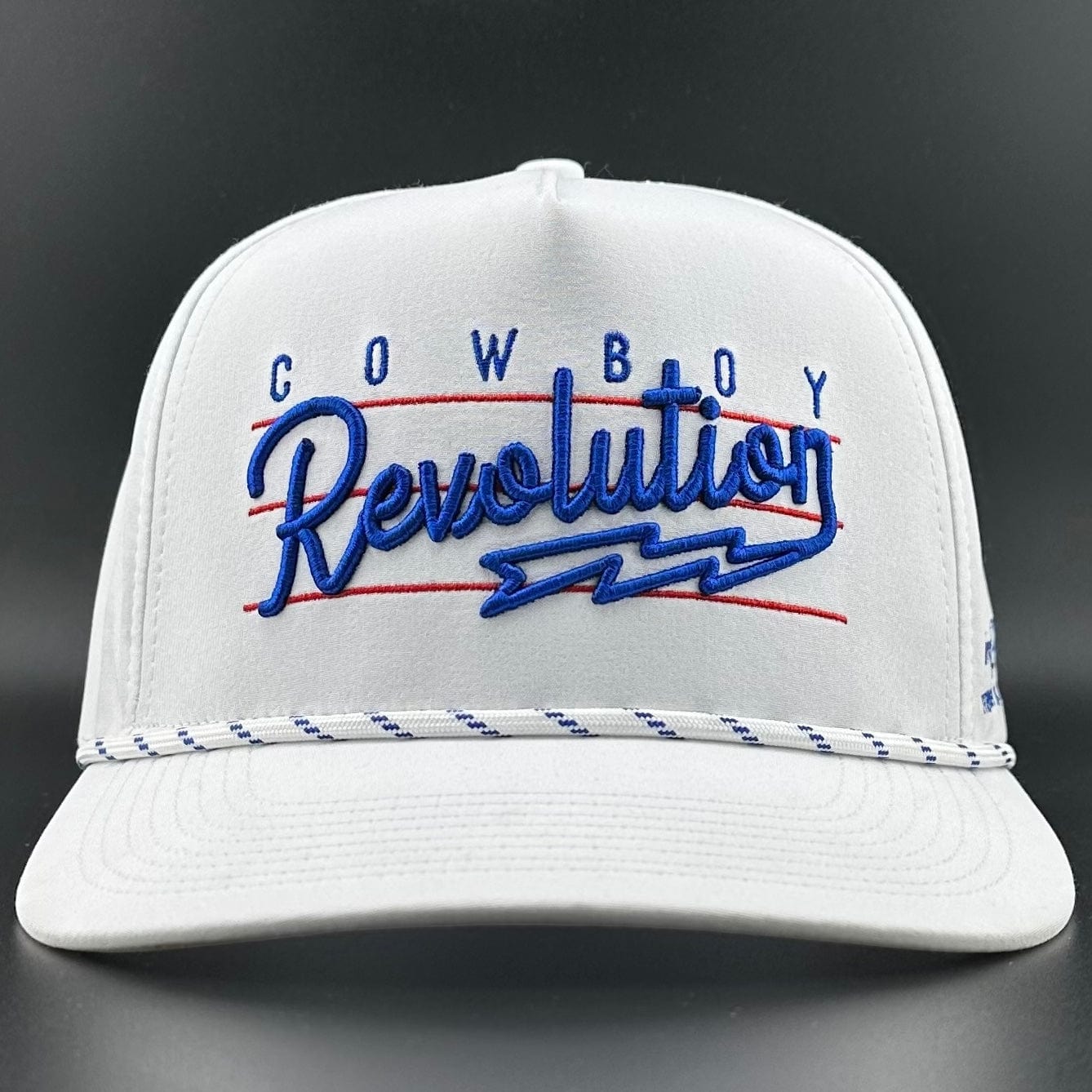 “Cowboy Hat” Cowboy Revolution Black 5-panel Trucker Hat