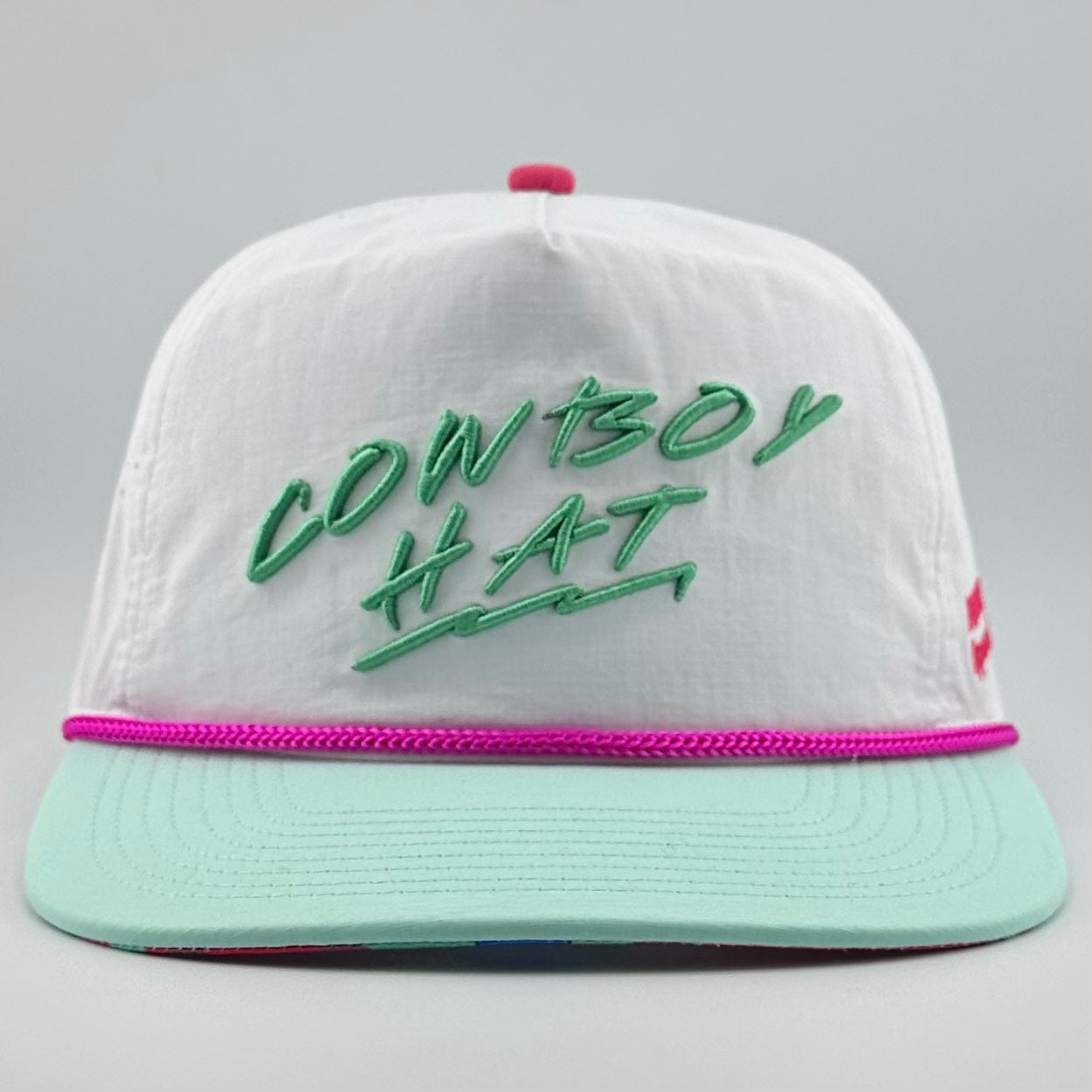 Cowboy Revolution Apparel Co. Hats One Size Fits Most NEON SUMMER “COWBOY HAT” - COWBOY REVOLUTION 5-PANEL NYLON HAT