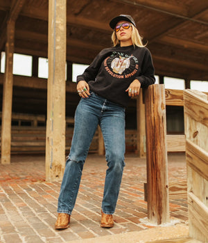 Cowboy Revolution Apparel Co. Outerwear "Woman On Fire" Cowboy Revolution Premium Unisex Hoodie