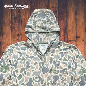 Cowboy Revolution Apparel Co. Shirt “Lake Jackson 2.0" Cowboy Revolution Hooded Long-Sleeve Sunshirt