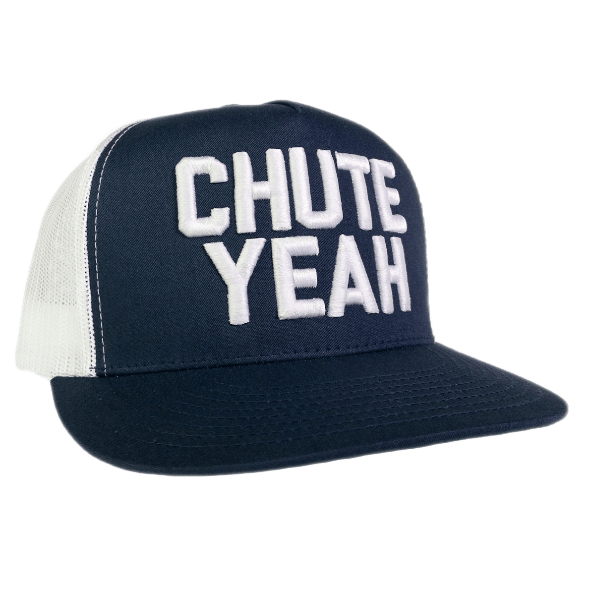 Dale Brisby's Rodeo Time Cap Chute Yeah Navy & White Meshback