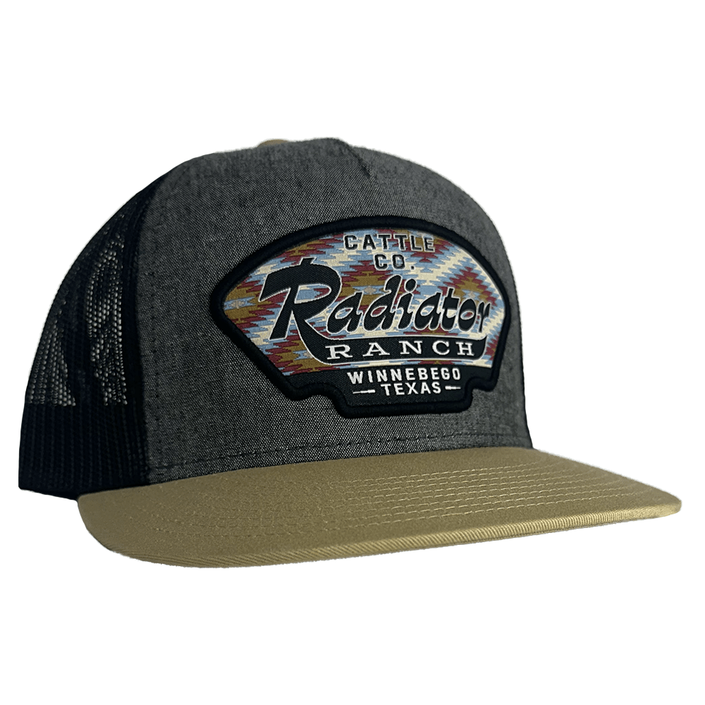 Dale Brisby's Rodeo Time Cap Radiator Ranch Aztec Patch Cap