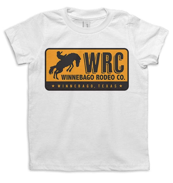 Dale Brisby's Rodeo Time Kids T-Shirt WRC Gold KIDS T