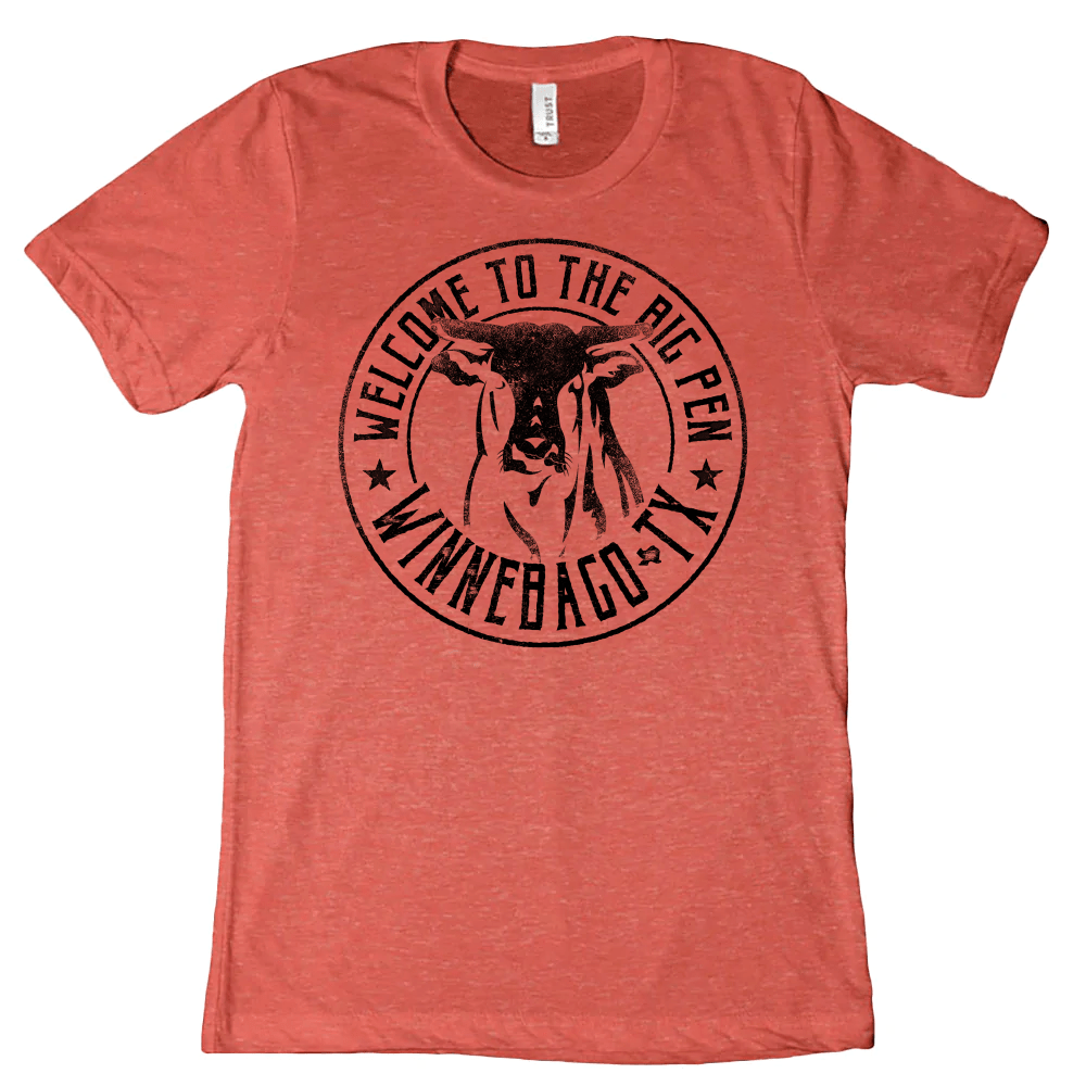 Dale Brisby's Rodeo Time T-Shirt Big Pen T Clay