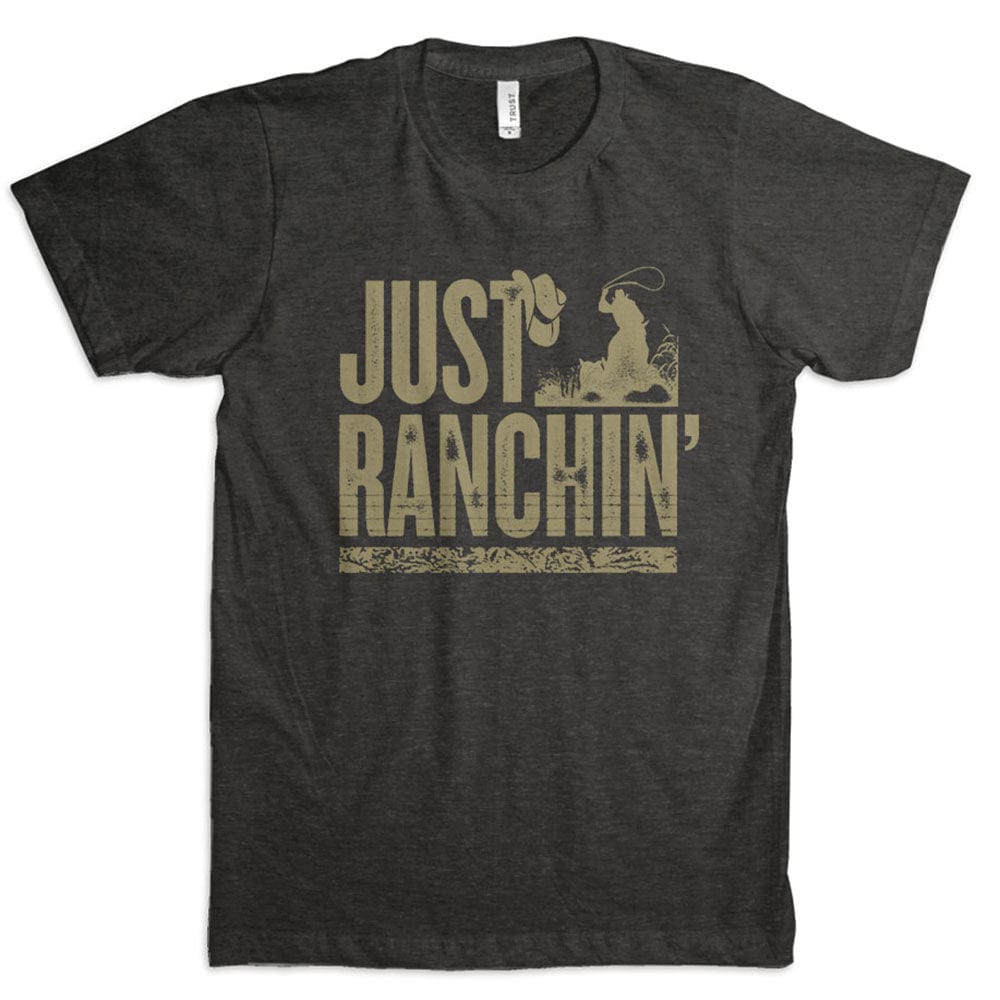 Dale Brisby's Rodeo Time T-Shirt Just Ranchin Silhouette T