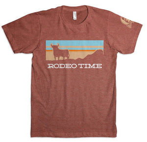 Dale Brisby's Rodeo Time T-Shirt Rodeo Time Sunset Clay