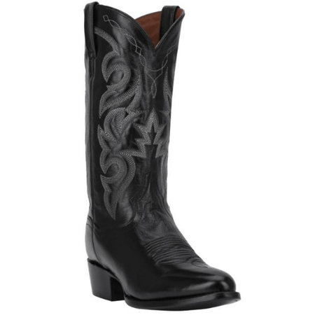 Don Post Mens Black Cowboy top Boots s. 11D