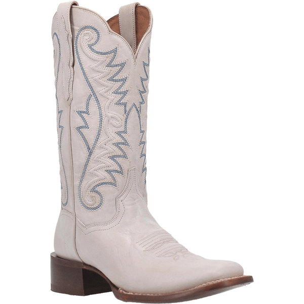 white square toe boots