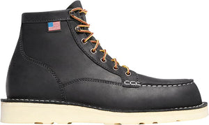 DANNER Boots Danner Men's Bull Run Moc Toe Black Work Boots 15568