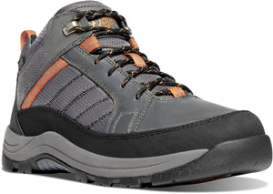 DANNER Boots Danner Men's Riverside Gray/Orange Soft Toe Work Shoes 15341