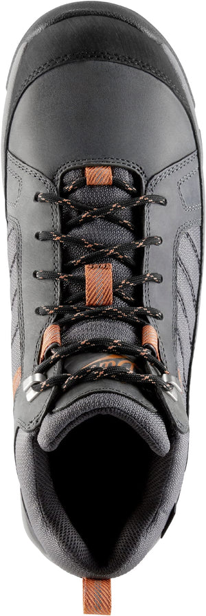 DANNER Boots Danner Men's Riverside Gray/Orange Soft Toe Work Shoes 15341