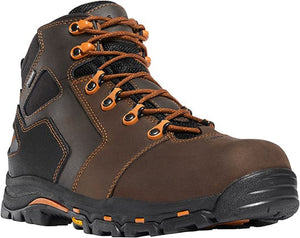 DANNER Boots Danner Men's Vicious Brown/Orange NMT Work Boots 13860