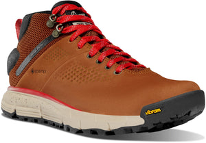 DANNER Shoes Danner Women's Trail 2650 Mid GTX Brown/Red Hiking Shoes 61250