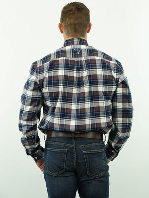 Drover Cowboy Threads Shirts Posse - Plaid, Flannel, Option Cuff, Classic Fit Shirt