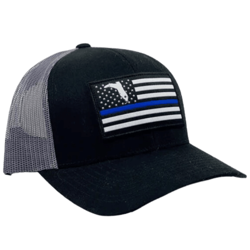 Florida County Line Men's Blackout US Flag Ball Cap - Russell's