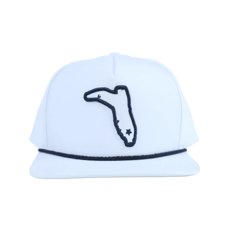 Florida Cracker Trading Co. Men's Flatbill White/White Ball Cap