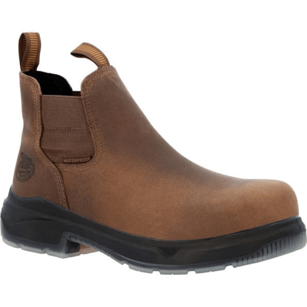 Georgia Boot Men s FLXPoint ULTRA Chelsea Brown Composite Toe Waterpro Russell s Western Wear Inc