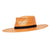 Gone Country Hats Hats Medium  fits 7-1/8 to 7-1/4 Lolita Orange - Straw Shantung (Heartland Series)