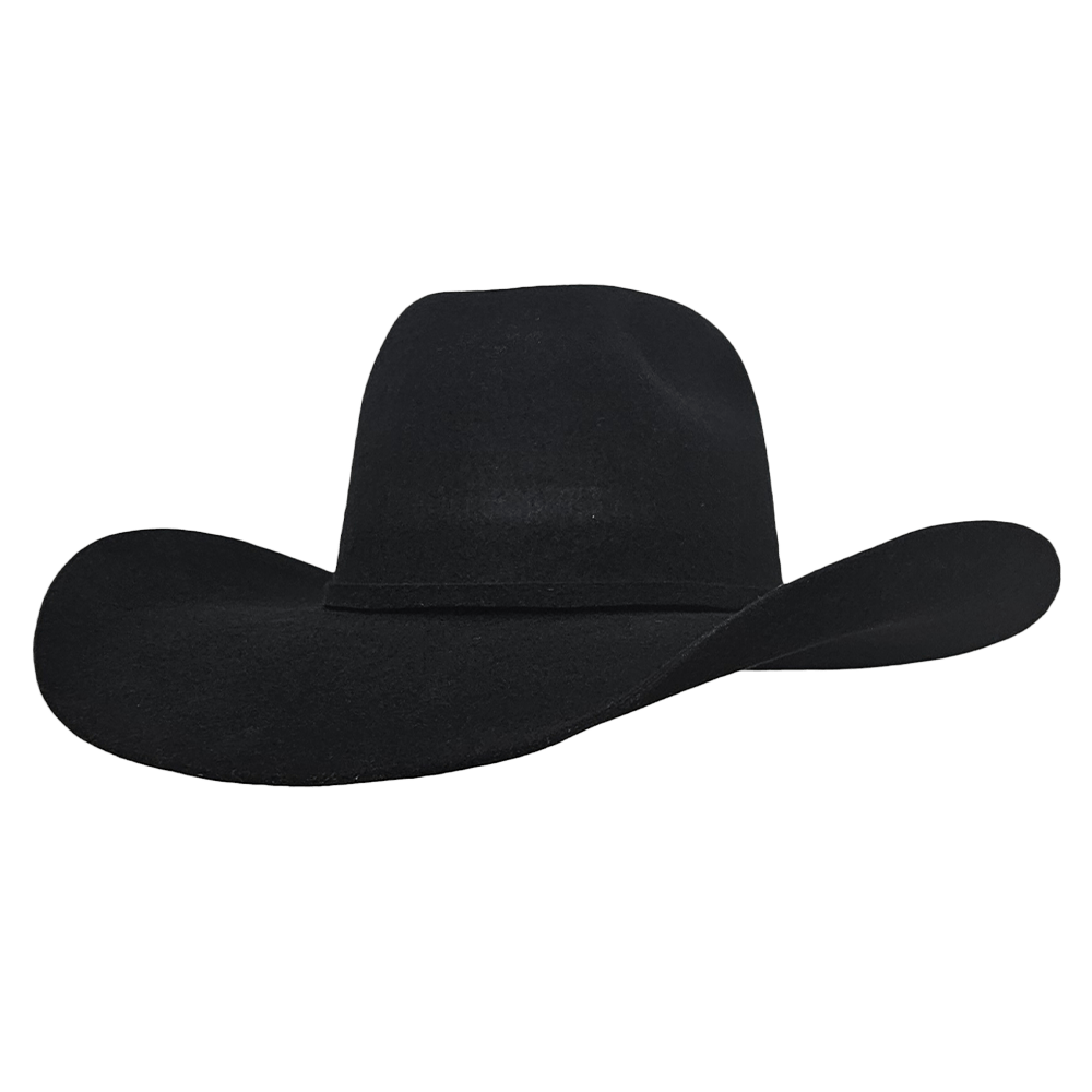 Gone Country Hats Men & Women's Hats 6-7/8 Big Sky Black - Wool Cashmere (Montana Series)