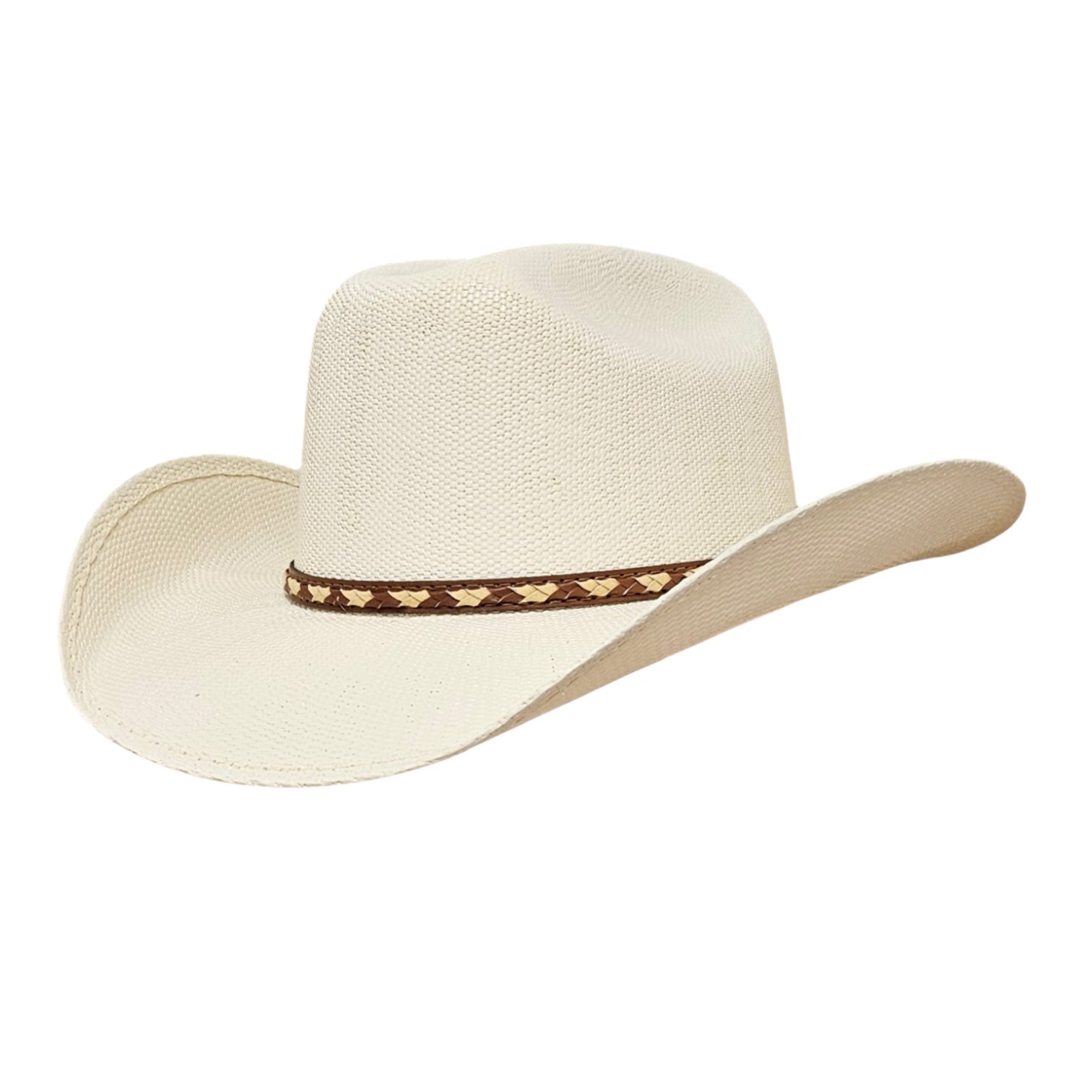 Gone Country Hats Men & Women's Hats Small  fits 6-7/8 to 7 Toby Natural - Straw Bangora (Wyoming Series)