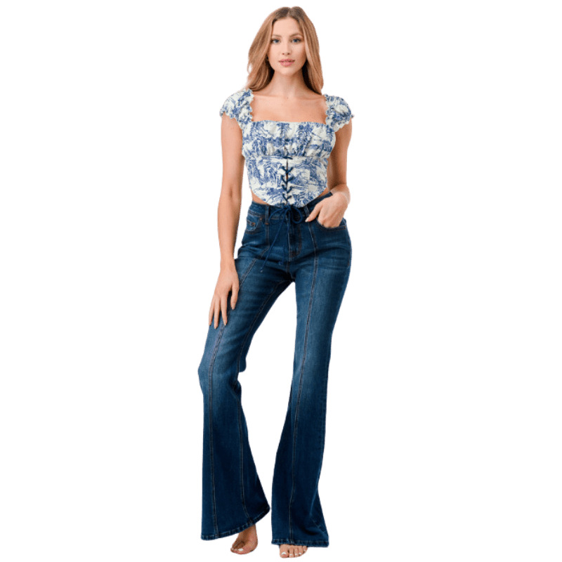 Grace in LA Women's Steer Head Mid Rise Bootcut Jeans EB51826 - Russell's  Western Wear, Inc.