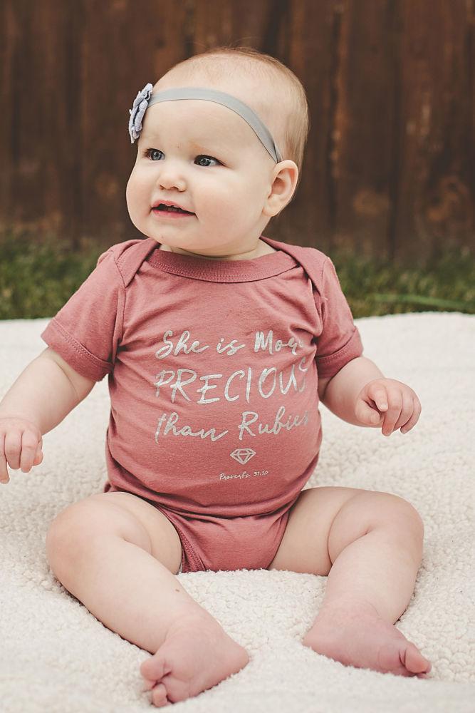 Hope Outfitters Infant She Is More Precious Onesie