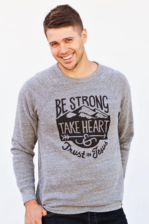 Hope Outfitters Outerwear Be Strong Crewneck Sweatshirt