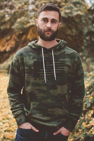 Hope Outfitters Outerwear In God We Trust Camo Hoodie