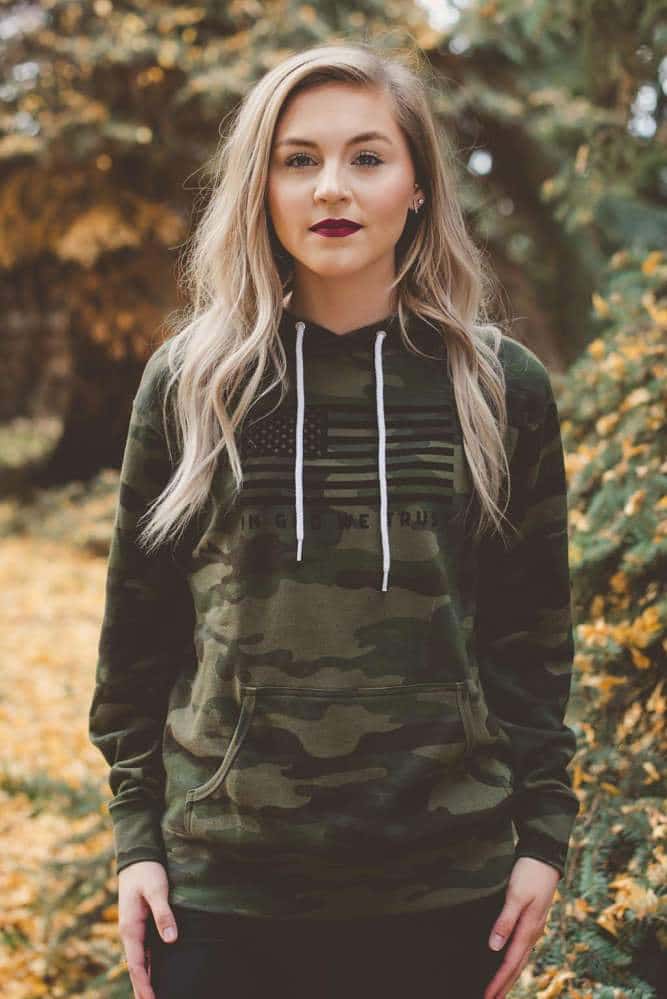 In God We Trust Camo Hoodie Russell s Western Wear Inc