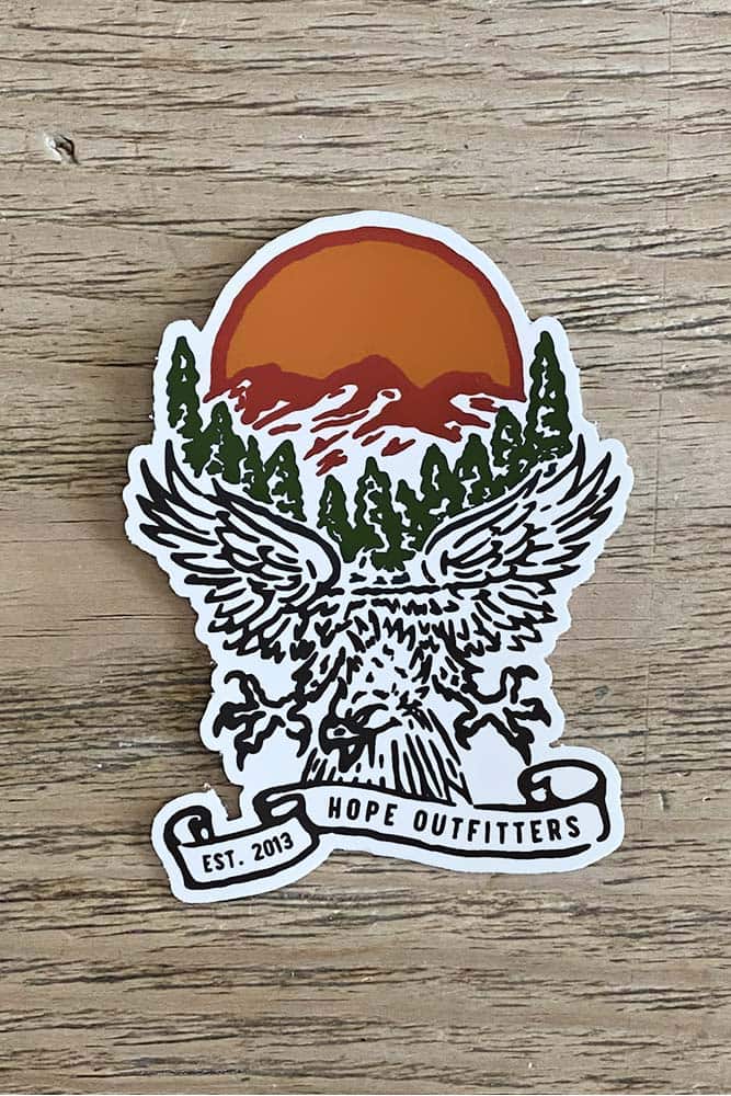 Hope Outfitters Stickers Hope Outfitters Eagle Sunrise Sticker