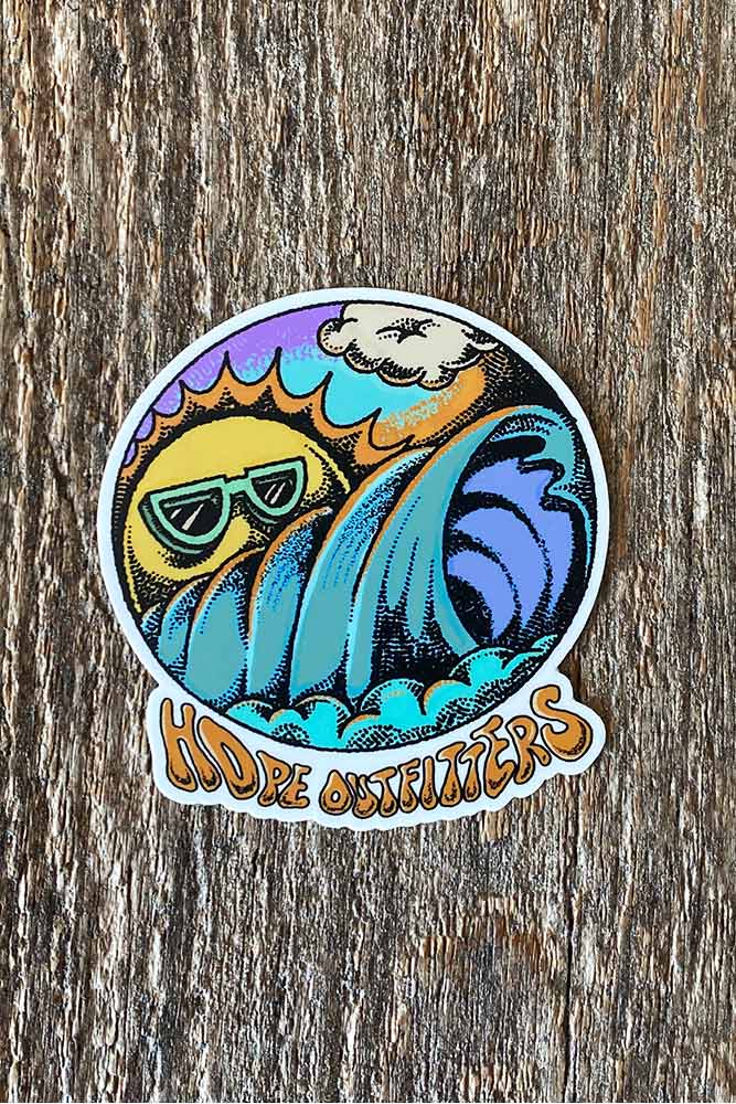 Hope Outfitters Stickers Hope Outfitters Sun & Waves Sticker