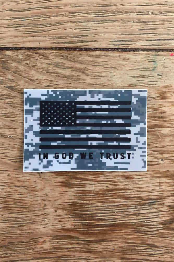 Hope Outfitters Stickers In God We Trust Sticker