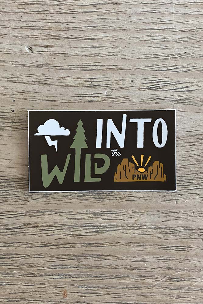 Hope Outfitters Stickers Into The Wild PNW Sticker