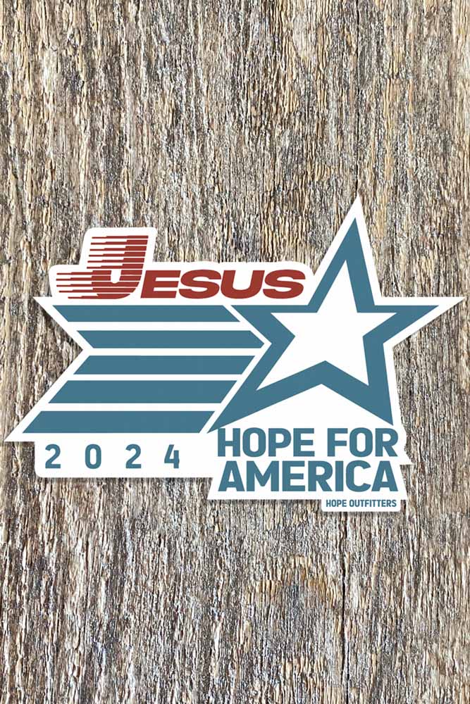 Hope Outfitters Stickers JESUS 2024 Sticker