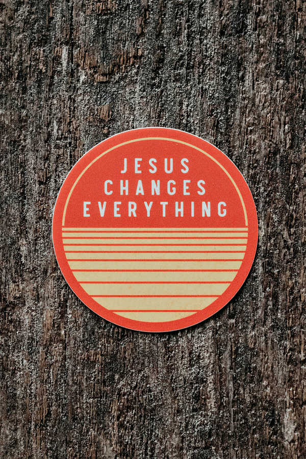 Hope Outfitters Stickers Jesus Changes Everything Sticker