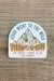 Hope Outfitters Stickers Jesus Went to The Wild To Pray Sticker