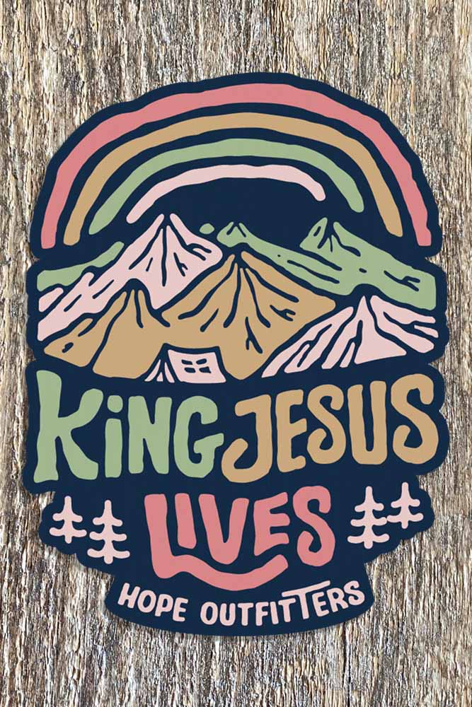 Hope Outfitters Stickers King Jesus Lives Sticker