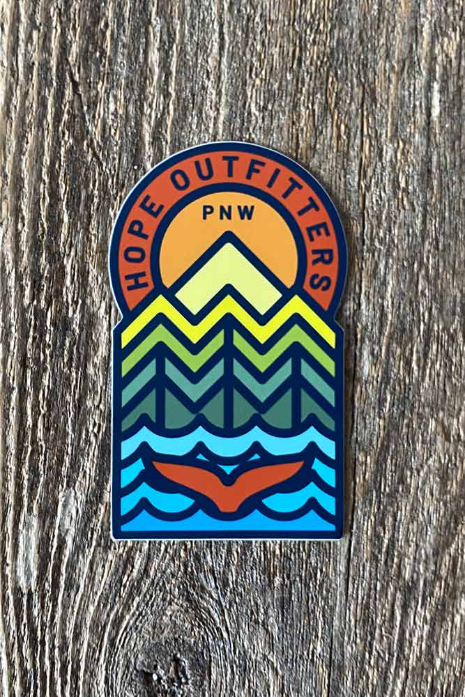 Hope Outfitters Stickers PNW Sea to Summit Sticker