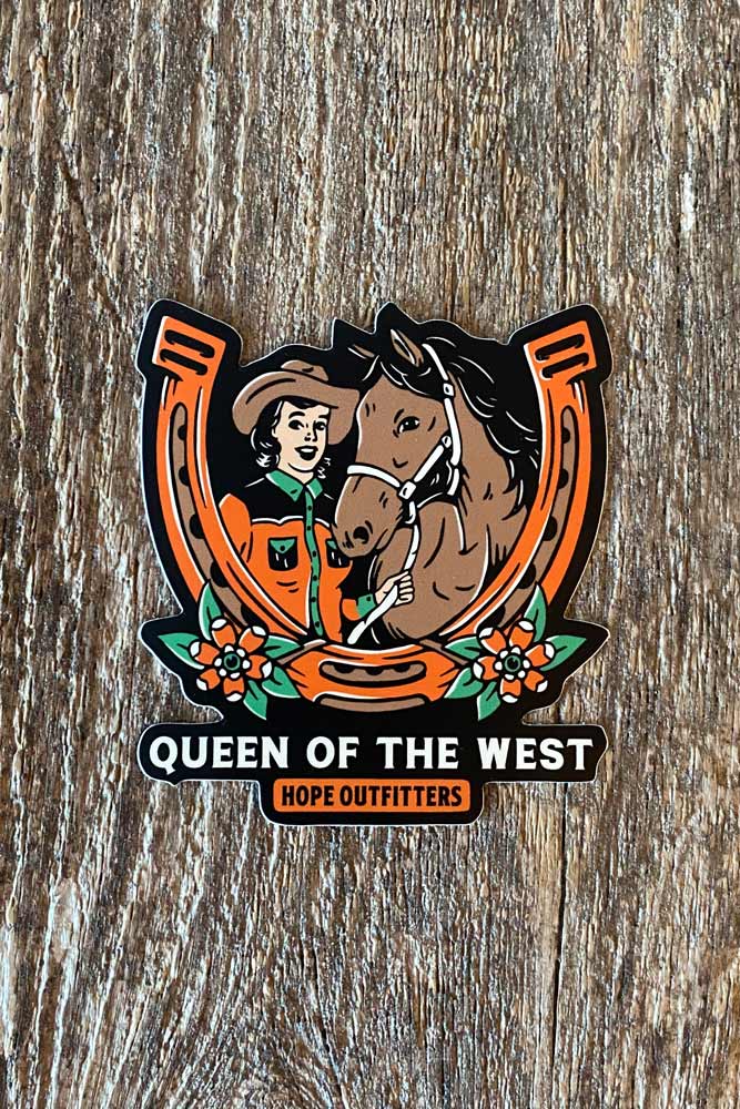 Hope Outfitters Stickers Queen of the West Sticker