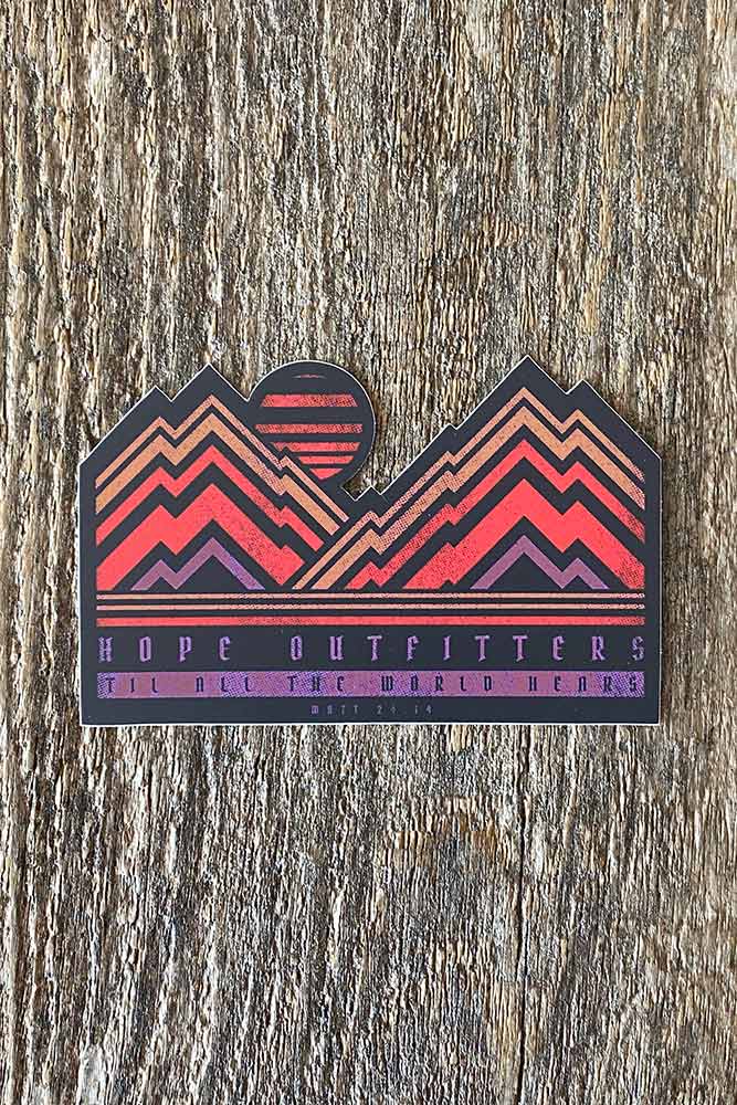 Hope Outfitters Stickers Till The World Hears Sticker