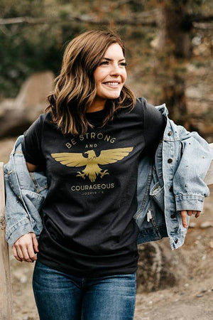 Hope Outfitters T-Shirts Be Strong Eagle Tee