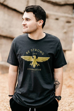 Hope Outfitters T-Shirts Be Strong Eagle Tee