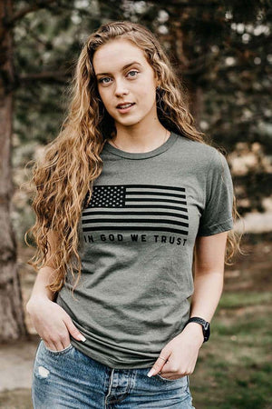 Hope Outfitters T-Shirts In God We Trust Tee