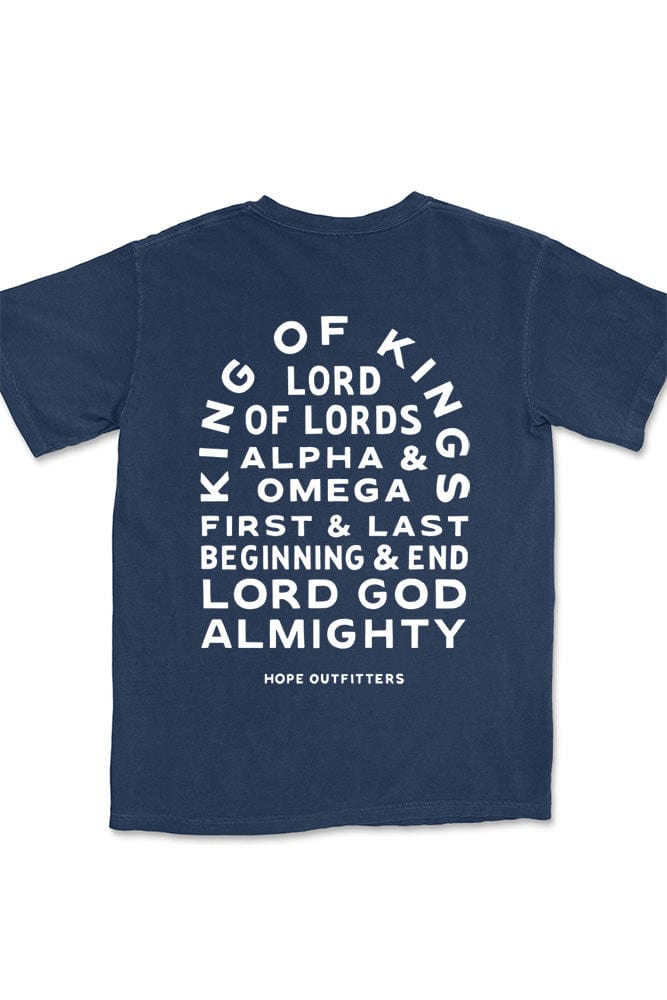 Hope Outfitters T-Shirts Navy Names of God Tee