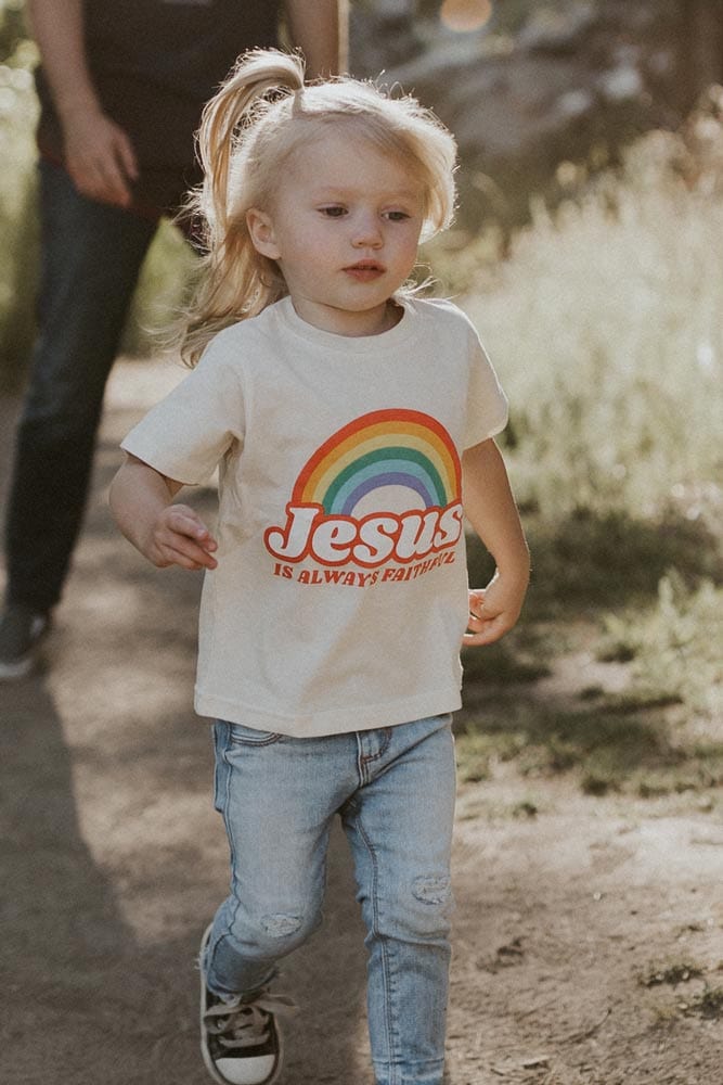 Hope Outfitters Toddler Vintage Rainbow Toddler Tee