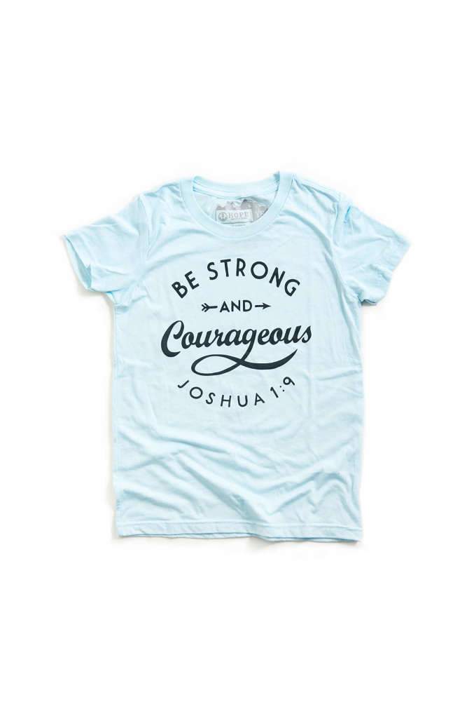 Hope Outfitters Youth Be Strong & Courageous Youth Tee