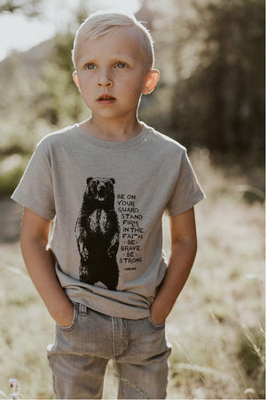 Hope Outfitters Youth Youth Be Brave Bear Tee